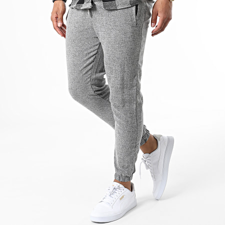 Classic Series - Set camicia a maniche corte e pantaloni da jogging PP021 Nero