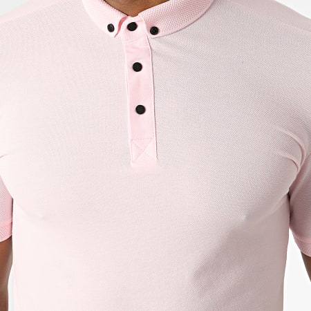 Mackten - Polo manica corta 1024 rosa chiaro