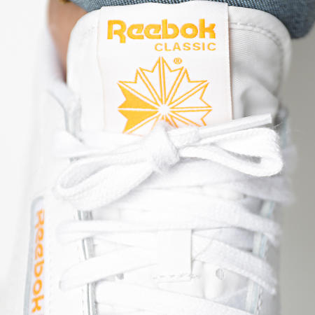 Reebok - Court Peak Zapatillas GY7201 Calzado Blanco Tiza Ocre Brillante