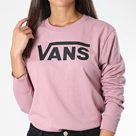Vans - Tee donna a maniche lunghe Flying V Classic A47WN Rosa