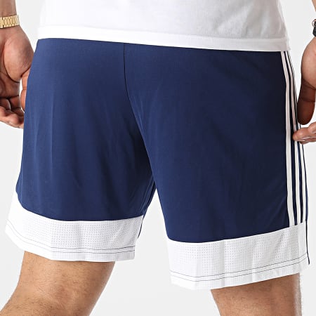 Adidas Sportswear - DP3245 Pantaloncini da jogging a righe blu navy