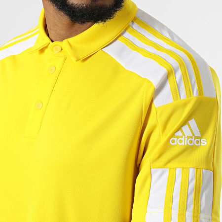 Adidas Sportswear - Polo Manches Courtes De Sport A Bandes GP6428 Jaune