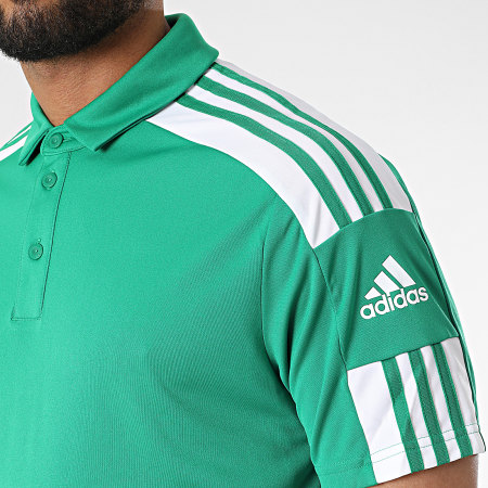 Adidas Sportswear - Polo sportiva a maniche corte con strisce GP6430 Verde