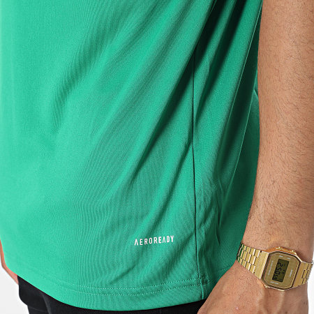 Adidas Sportswear - Polo sportiva a maniche corte con strisce GP6430 Verde