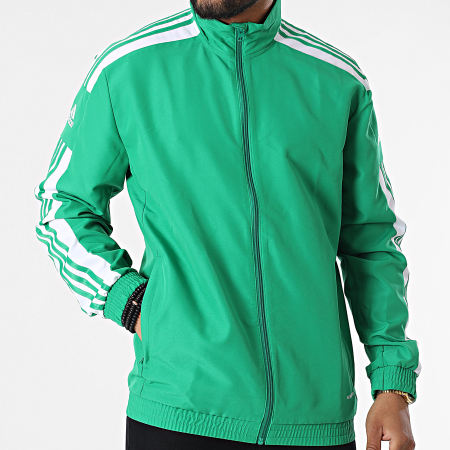 Adidas Sportswear - Giacca con zip a fascia GP6447 Verde