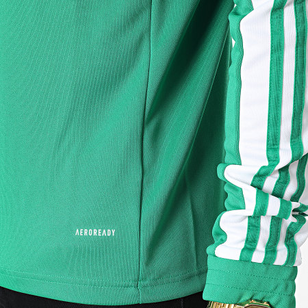 Adidas Sportswear - Top con zip a fascia GP6473 Verde