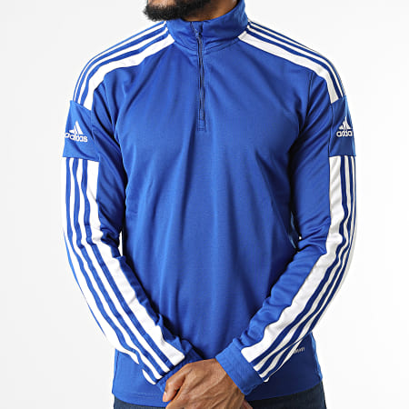 Adidas Sportswear - Top con zip a righe GP6475 Blu royal