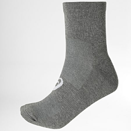 Asics - Set di 3 paia di calzini 155205 nero bianco grigio erica