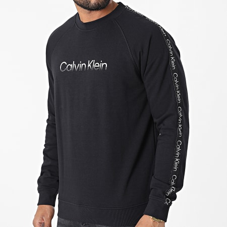 Calvin Klein - GMT2W307 Felpa girocollo a righe nero