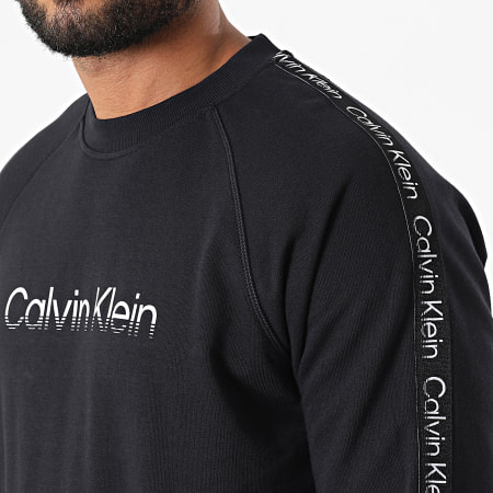 Calvin Klein - GMT2W307 Felpa girocollo a righe nero