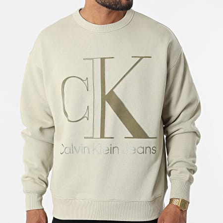 Calvin Klein - Sudadera cuello redondo 0845 Verde