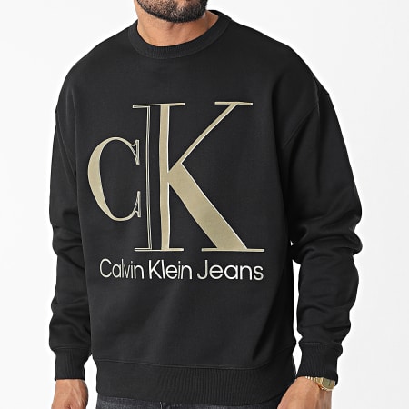 Calvin Klein - Sudadera cuello redondo 0845 Negro