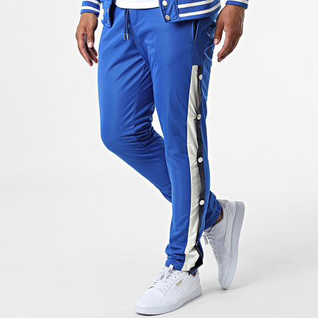 Ikao - Set giacca e pantaloni da jogging blu reale