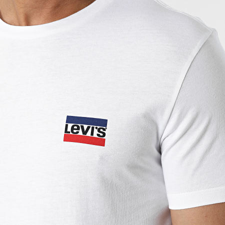Levi's - Lote de 2 Camisetas cuello redondo 79681 Blanco Gris