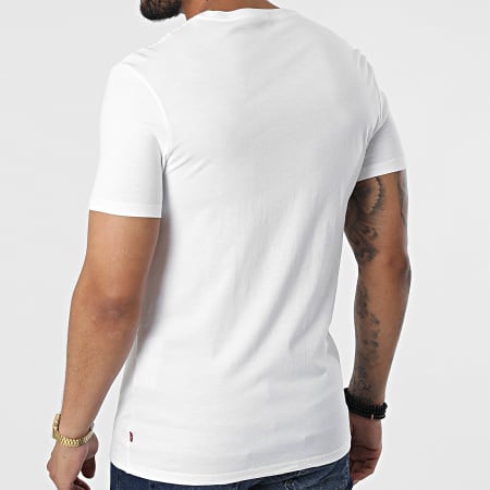 Levi's - Set di 2 camicie girocollo slim 79681 Bianco Grigio