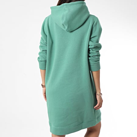 Tommy Hilfiger - Vestido de mujer con capucha Regular 0061 Verde