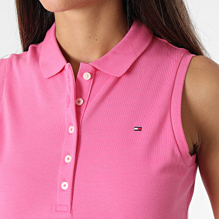 Tommy Hilfiger - Polo de mujer sin mangas 8007 Rosa