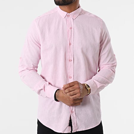 Armita - JCH-801 Camicia a maniche lunghe rosa