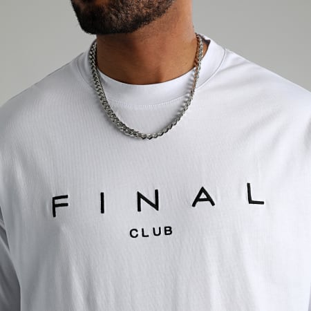 Final Club - Tee Shirt Large Premium Signature 1020 Blanc