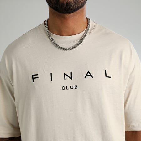 Final Club - Tee Shirt Large Premium Signature 1022 Beige