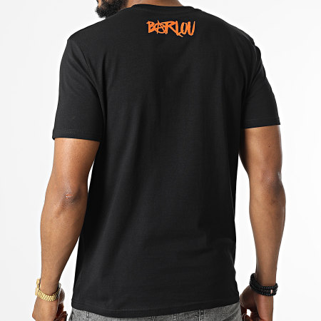 Seth Gueko - Camiseta Mange Tes Morts Negro Naranja