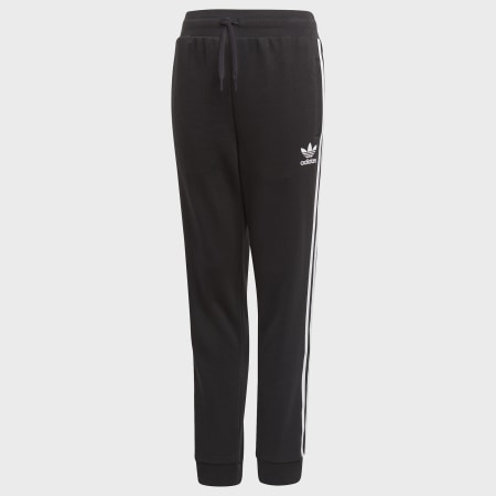 Adidas Originals - Pantaloni da jogging da bambino con banda Trefoil DV2872 Nero