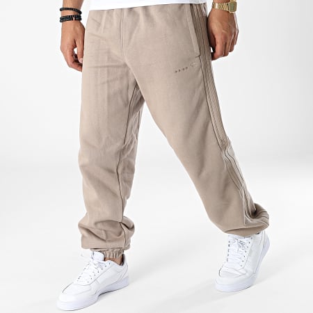 Adidas Originals - Pantalon Jogging A Bandes Essential Logo HK2727 Marron