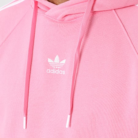 Adidas Originals - Sweat Capuche A Bandes HK7309 Rose