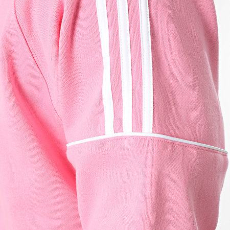 Adidas Originals - Sweat Capuche A Bandes HK7309 Rose