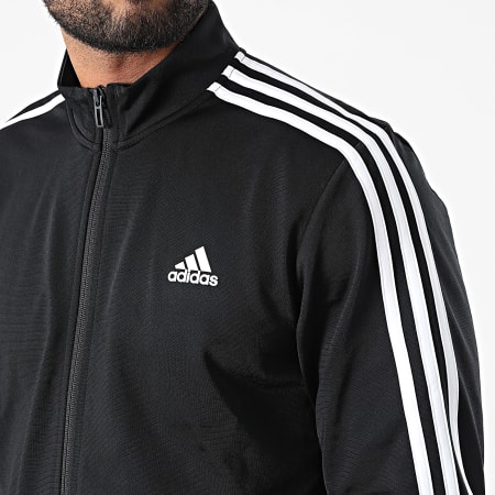Adidas Sportswear - Veste Zippée A Bandes 3 Stripes H46099 Noir