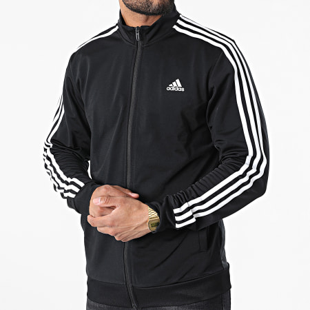 Adidas Sportswear - Veste Zippée A Bandes 3 Stripes H46099 Noir