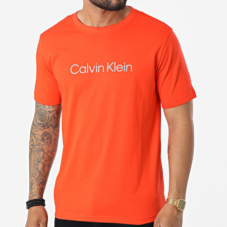 Calvin Klein - Tee Shirt GMS2K107 Orange Réfléchissant