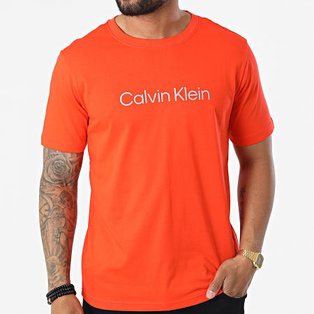 Calvin Klein - Tee Shirt GMS2K107 Orange Réfléchissant