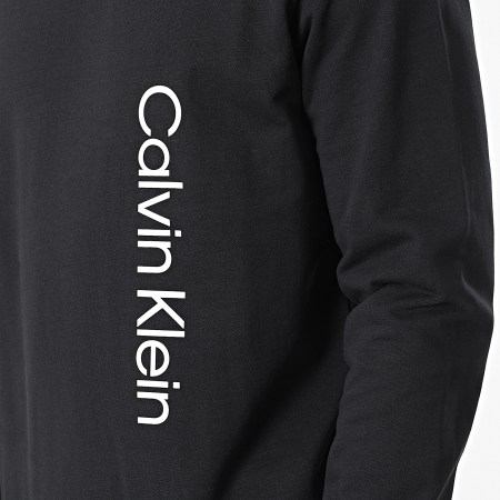 Calvin Klein - Sweat Crewneck Off Placement Logo 9688 Noir