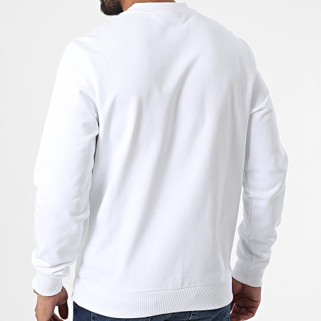 Calvin Klein - Sudadera cuello redondo Off Placement Logo 9688 Blanco