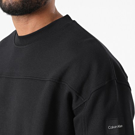 Calvin Klein - Cuello redondo Piqué Interlock Comfort 9708 Negro