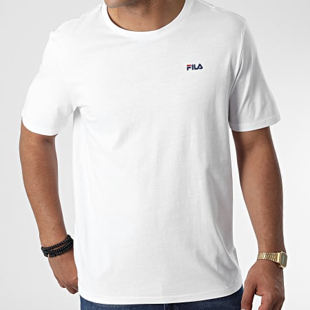 Fila - Lot De 2 Tee Shirts Brod FAM0083 Blanc Gris Chiné