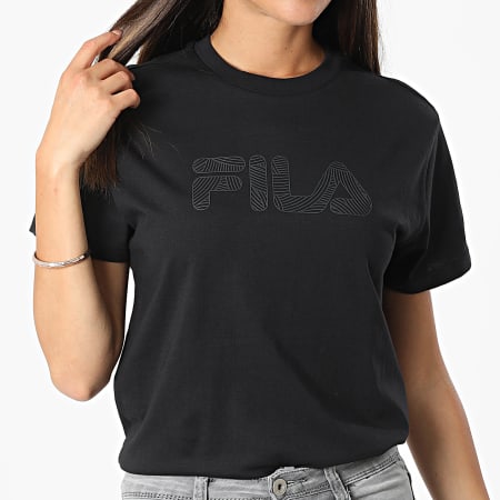 Fila - Camiseta de mujer FAW0280 Negro