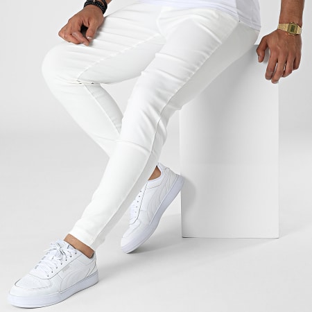 Frilivin - Pantalon Chino Blanc