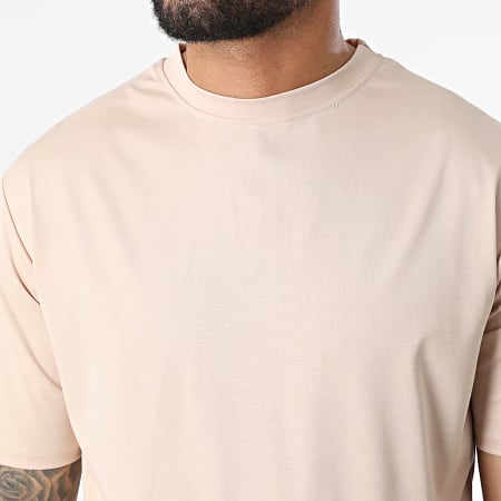 Frilivin - FL015 Set di maglietta e pantaloncini da jogging beige