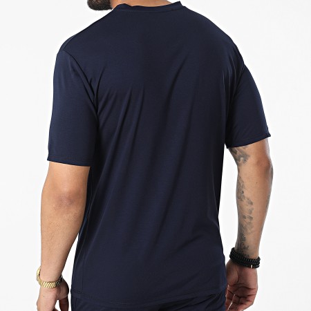 Frilivin - Ensemble Tee Shirt Et Short Jogging Bleu Marine