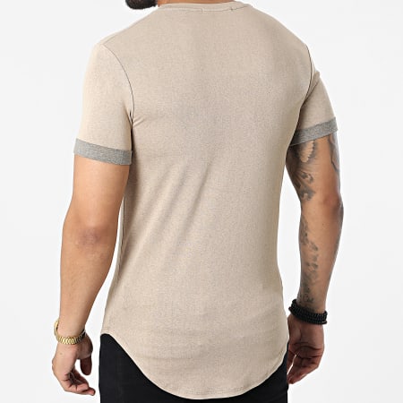 Frilivin - Tee Shirt Oversize Beige