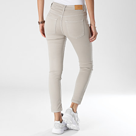 Only - Skinny Jeans Mujer Lara Gris Beige