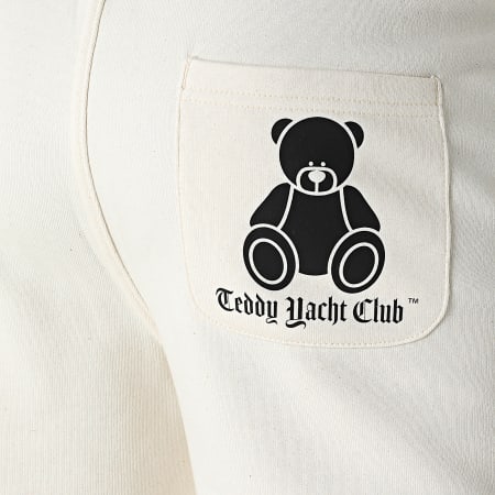 Teddy Yacht Club - Short Jogging Series Beige Chiné Noir