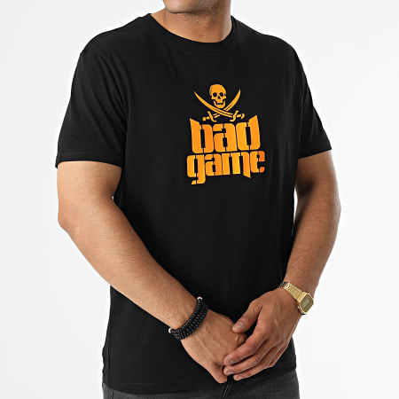 Zesau - Pirate Bad Game Camiseta Negro Naranja