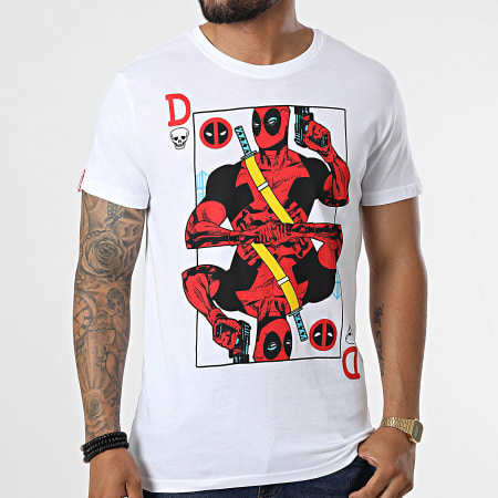 Deadpool - Tee Shirt Card Blanc