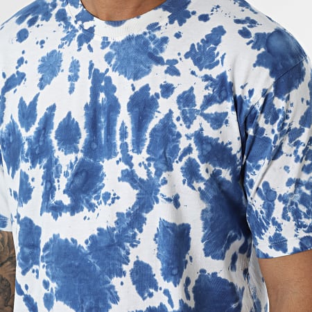 Frilivin - Tie Dye FL Tee Shirt Blu Bianco