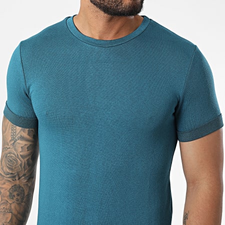 Frilivin - Camiseta oversize azul petróleo