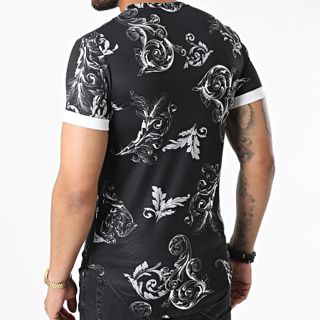 Frilivin - Camiseta oversize Renaissance Floral Negra