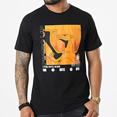 Pokémon - Tee Shirt Dracofeu Noir